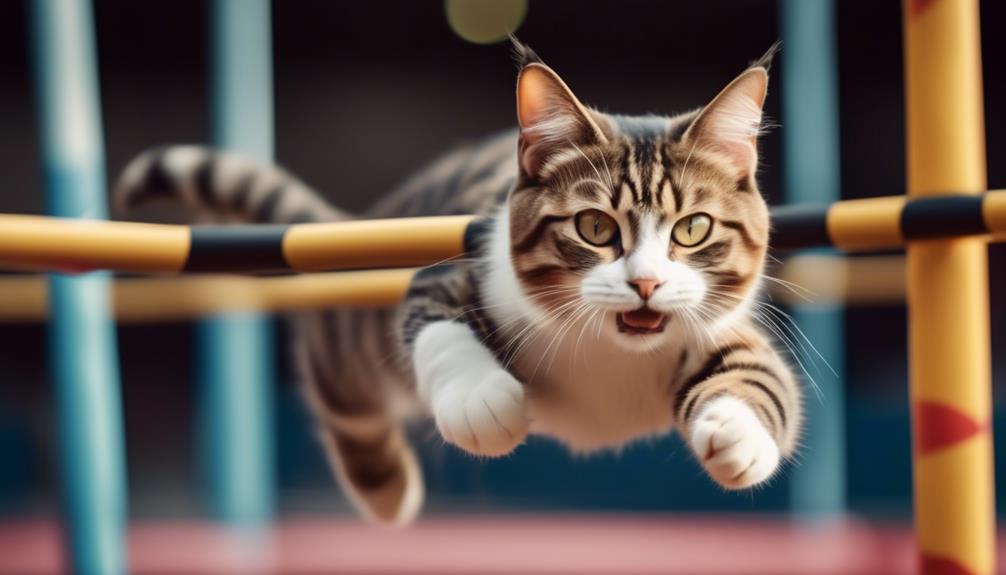 agility training for rescue cats