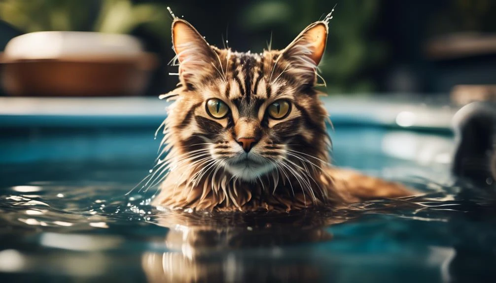 aquatic loving cats for water