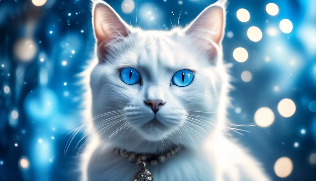 captivating names for blue eyed cats