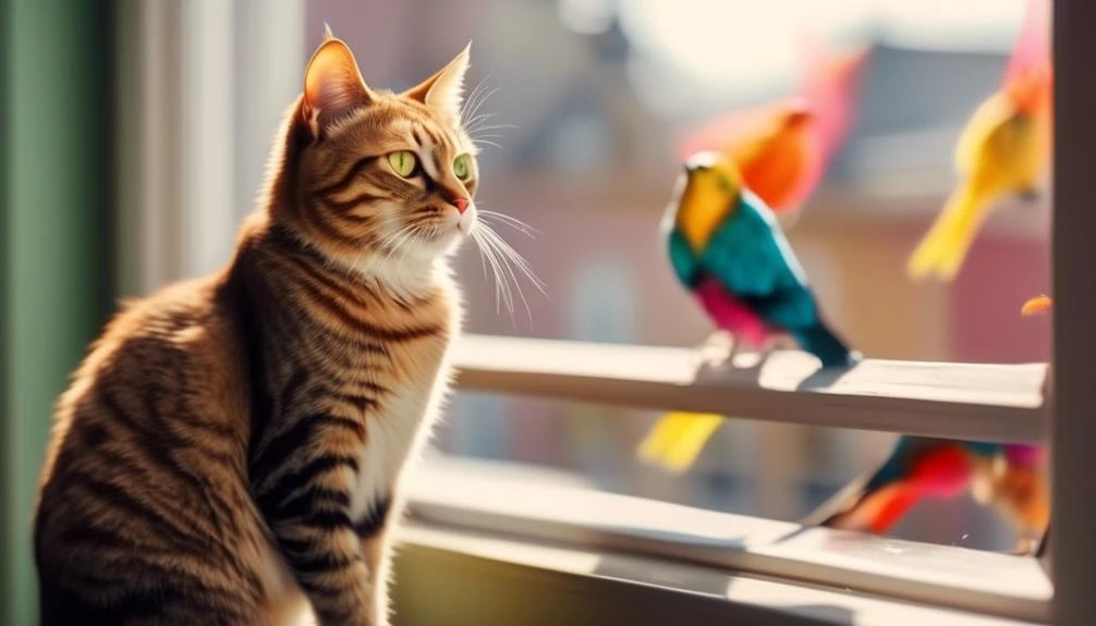 cats chirping at birds