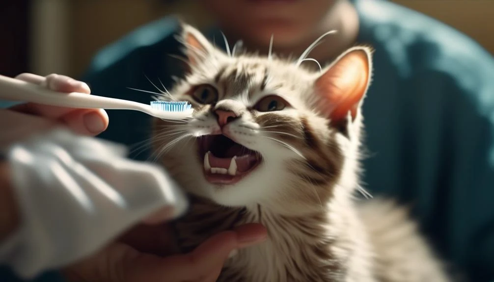diy cat tooth brushing