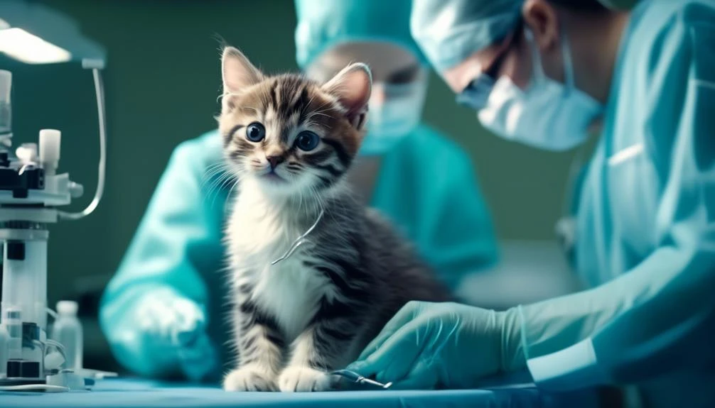 ideal age for kitten spaying