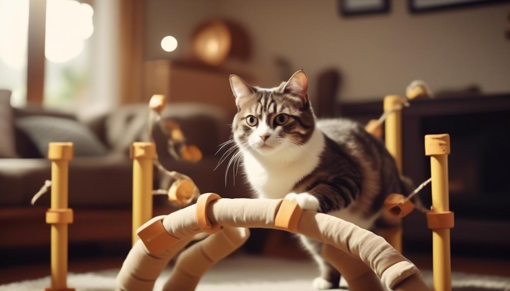 indoor cat agility and sports