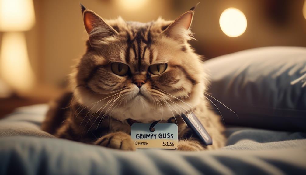 naming a grumpy cat