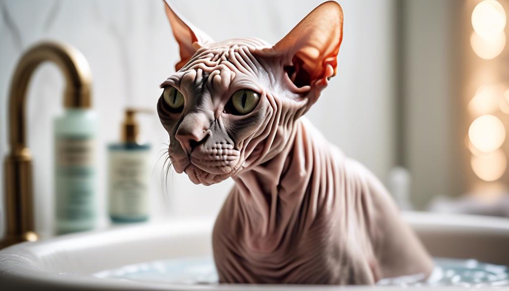 sphynx cat skin care