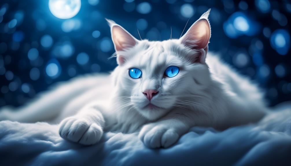 symbolism of white feline