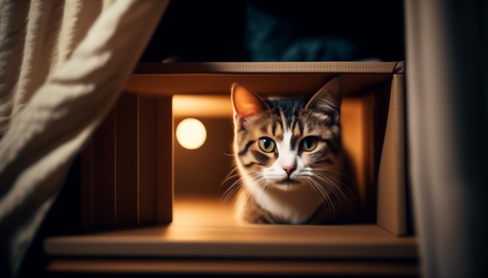 understanding feline hiding behaviors