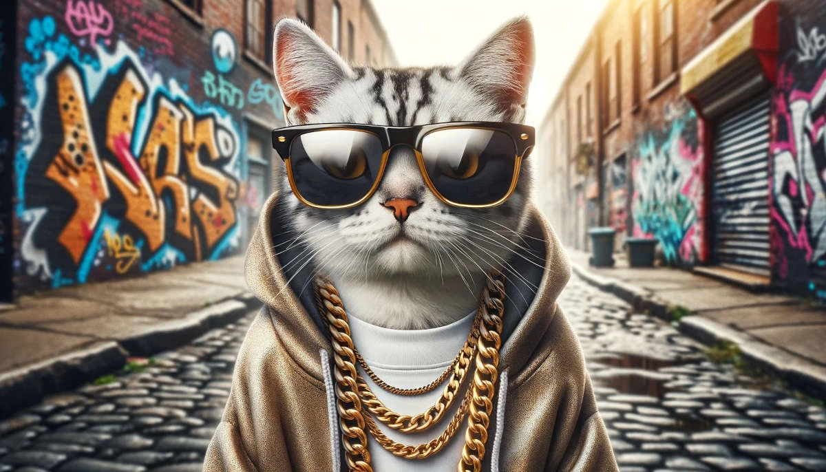 hip hop cat